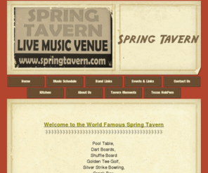 springtavern.com: spring tavern - Home
