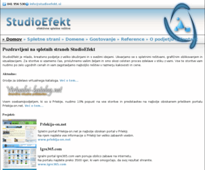 studioefekt.si: Izdelava spletnih strani - StudioEfekt
Izdelava spletnih strani - Virtualni katalog - Flash animacije