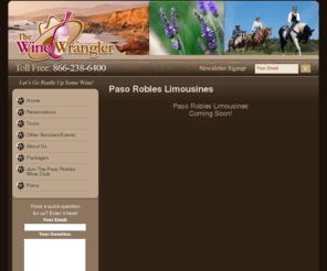 centralcoastlimousine.net: The Wine Wrangler - San Luis Obispo County Wine Tours, Wine Tasting and More!
The Wine Wrangler