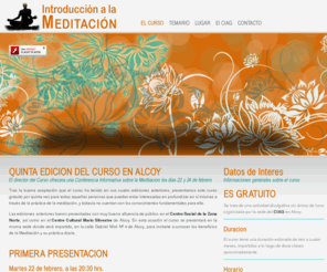 cursodemeditacion.com: Curso de Meditación
Curso de iniciación a la Meditación en Alcoy. Duración: 3 meses. Precio gratuito.