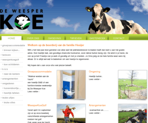 deweesperkoe.nl: De Weesper Koe
De Weesper Koe, plattelandsrecreatie en acommodaties