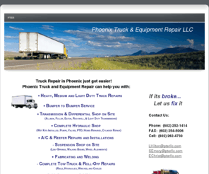 phoenixtruckandequipmentrepair.com: Phoenix Truck and Equipment Repair LLC
Home Page
