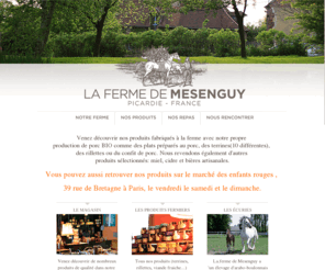 fermedemesenguy.com: LA FERME DE MESENGUY
La Ferme de Mesenguy. Venez découvrir nos produits fabriqués à la ferme…