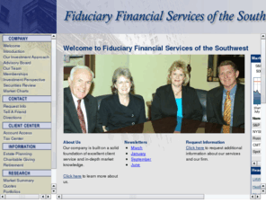 ffss.net: Fiduciary Financial Services of the Southwest
Fiduciary Financial Servieces of the SW