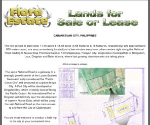 floraestate.com: Flora Estate - Lands for Sale or Lease in Cabanatuan, Philippines - selling leasing sale lease land lot property real estate nueva ecija
Land for Sale or Lease in Cabanatuan City Philippines - selling, leasing, land, property, lot, real estate