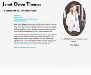 janetowenthomas.com: composers uk, janet owen thomas
Janet Owen Thomas, composer of classical music