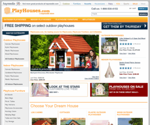 playhousewarehouse.com: Playhouses : Shop Childrens Playhouse at Playhouses
Shop our huge selection of childrens playhouses and save! Buy online and get fast shipping on indoor & outdoor playhouse furniture at Playhouses.com.