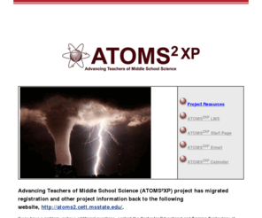 atoms2xp.org: ATOMS2XP - Advancing Teachers of Middle School Science
