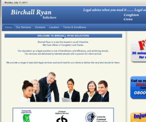 birchallryan.com: Birchall Ryan Solicitors
Birchall Ryan, Solicitors in Congleton & Crewe, Cheshire