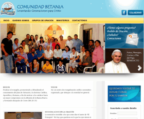 comunidad-betania.org: COMUNIDAD BETANIA
Comunidad de Evangelización Catolica