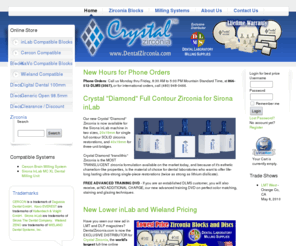 dentalzirconia.biz: Dental Zirconia Generic Milling Blocks Discs for CAD/CAM - Home
Dental Zirconia - Wholesale distributor of zirconia blocks and discs used to create zirconium implants, crowns and bridges including generic disks for cercon, kavo, sirona, weiland, and other milling equipment.  Site includes online store, volume pricing, photos, articles and other information resources for dental labs.