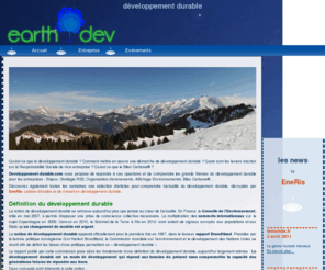 developpement-durable.com: Developpement-Durable.com
Site web de Valentin FRANCK