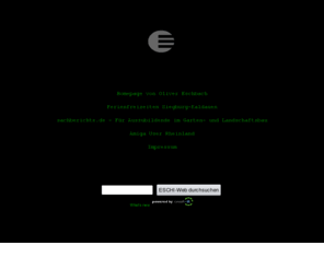 eschi-web.de: ESCHI - Web
ESCHI-Web: Website von Oliver Eschbach
