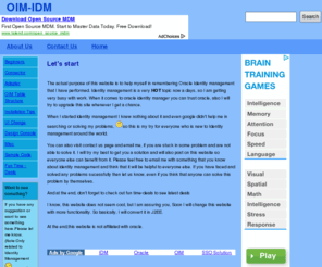 oim-idm.com: Welcome to OIM-IDM.com
Oracle identity management manager tutorial oim idm connector resource object