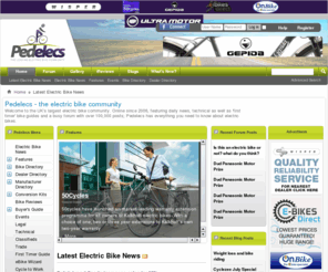 pedalassist.com: Electric Bikes - Pedelecs UK is the leading resource for electric bike enthusiasts
The UK's most popular electric bike site