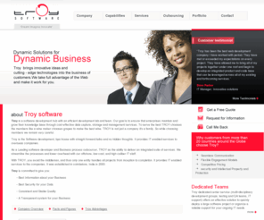 troy.co.in: Troy Software - Website,  Application Development, Custom Web Design and Programming
Professional Web development company Troy provides custom website development, web application development, e-commerce website design and development services.