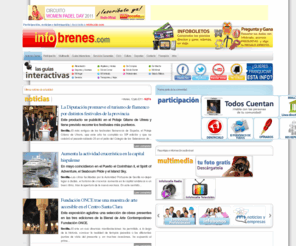 infobrenes.com: Infobrenes.com: Participación, noticias e información de Brenes - Noticias Locales
Noticias de Brenes, información local y participación, ayuntamiento, teléfonos y direcciones, hoteles y alojamiento, restaurantes y tiendas.