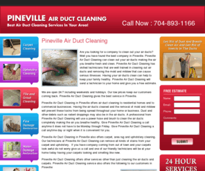 pinevilleairductcleaning.com: Pineville Air Duct Cleaning  Air Duct Cleaning in Pineville  Pineville NC Air Duct Cleaners
Pineville Air Duct Cleaning cleans all ventilation systems. Pineville Air Duct Cleaning in Pineville, NC.