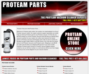 proteamparts.net: Proteam Parts
Proteam Parts And Proteam Vacuums