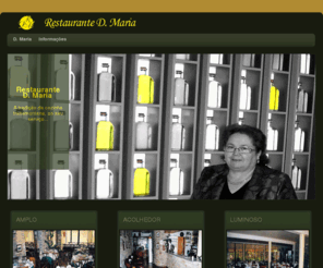 rdmaria.com: Restaurante Dona Maria
Restaurante Dona Maria - a sua mesa em Mirandela...