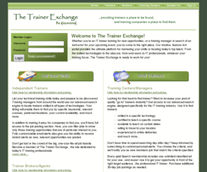 thetrainerexchange.com: The Trainer Exchange
IT Training Contractors