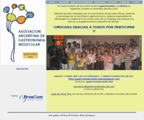 gastronomiamolecular.com: Gastronomia Molecular
Asociacion Argentina de Gastronomia Molecular