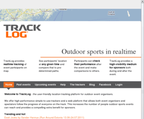 tracklog.us: TrackLog :: Outdoor sports in realtime
