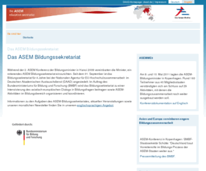 asem-education-secreteriat.net: Das ASEM Bildungssekretariat | Das ASEM Bildungssekretariat
