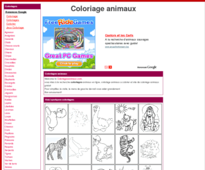 coloriagesanimaux.com: coloriage animaux en ligne et coloriages animaux a imprimer coloriage animaux gratuit
Site de coloriage animaux en ligne ainsi que des coloriages animaux a imprimer, animaux gratuit. Tout pour amusez vos enfants avec de jolis coloriages!