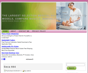 medicalscales.ws: The largest selection medical scales, description of models, compare models, manual for use.
Medicalscales.ws: Medical scales with the best view. Here you can read about the mechanical digital medical scales, baby scales, and special medical scales. Scales of the world's leading manufacturers.