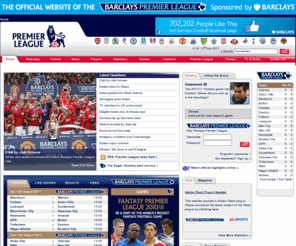 firstinsport.co.uk: Official Site of the Premier League - Barclays Premier League News, Fixtures and Results | <no headline>
The Official Website of the Premier League with in-depth coverage of the Barclays Premier League including fixtures, club and player profiles and the latest football news.