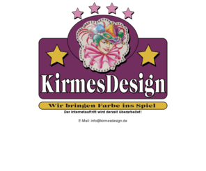 kirmesdesign.de: ..:: KirmesDesign.de ::..- Schaustelleranfragen & Internetauftritte zu bezahlbaren Preisen! - Startseite
KirmesDesign.de ist ein Unternehmen, welches kostengünstig Print- & Onlineprodukte für Schausteller erstellt!