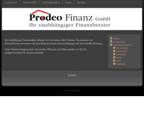 prodeo-finanz.info: prodeo-finanz.com - Willkommen auf der Startseite
Prodeo-Finanz