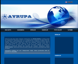 avrupamakine.com: Avrupa Makina
Avrupa Makina