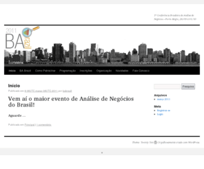 babrasil.com: BA Brazil 2011 | Conferência Nacional de Análise de Negócios – 28/09 à 01/10
