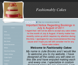 fashionablycakes.com: Fashionably Cakes - Home
Cakes, Cupcakes, Custom Cakes