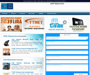 telekombasvurum.com: Türk Telekom Telefon Başvurusu, TTNET Adsl Başvurusu
Online adsl başvurusu için TTNET’in kampanyalarını inceleyerek yapabilirsiniz.Telefon başvuru işlemlerini Türk Telekom bayimizden anında yapıyoruz.