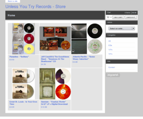 unlessyoutryrecords.com: Unless You Try Records - Store — Home
Welcome to Unless You Try Records - Store
