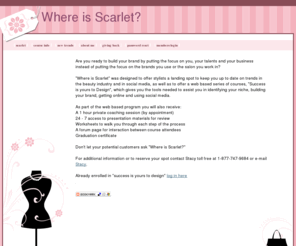 whereisscarlet.com: Scarlet
Home Page