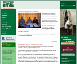 caireland.org: Countryside Alliance Ireland - Home page
Countryside Alliance Ireland - CAI - campaigns for the countryside, country sports and the rural way of life