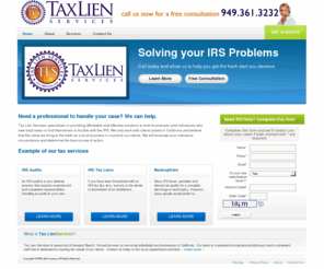 irsliens.com: IRS Tax Liens Services - Tax Relief Offer in Compromise
Contact IRS Tax Liens Services for help with your back tax problems. Get the IRS off your back. Our Attorney specializes in all tax issues.