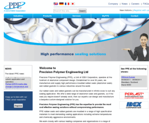 prepol.co.uk: Rubber Seals | Rubber Gaskets | Elastomer Seals - Precision Polymer Engineering (PPE)
Rubber gaskets and rubber seals (elastomer seals) from Precision Polymer Engineering (PPE). High performance rubber seals and gaskets designed and manufactured for all applications.