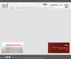 sdisolutions.com: System Development.Integration (SDI), Chicago and Denver: Safety & Security, Government, Infrastructure, Real Estate solutions
SDI delivers Safety & Security, Critical Infrastructure, Government Solutions and Real Estate advisory services, technology delivery and SmartSourcing long-term support.