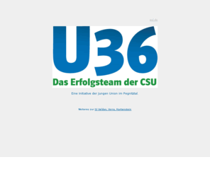 u36.org: Junge Union Pegnitztal - Vorra, Velden, Hartenstein
