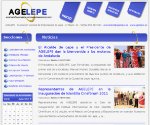agelepe.es: AGELEPE - Asociación General de Empresarios de Lepe
AGELEPE | Asociación General de Empresarios de Lepe.