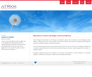 atmos.tv: Atmos Strategic Communications - A Full-service Communications Agency, Tulsa, OK
Atmos Strategic Communications is a full-service communications agency with an emphasis on brand messaging, public relations, marketing and events.