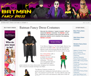 batman-fancydress.co.uk: Batman Fancy Dress Costumes
Official Batman Fancy Dress Costumes to buy online. Including the Joker, Catwoman, Robin and many others at the best possible prices.