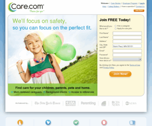 careinchicago.com: Babysitters, Nannies, Child Care & Senior Home Care - Care.com
Care.com - Find local babysitters, nannies, child care and senior home caregivers near you. Post jobs for babysitting, tutoring, home health care, pet care & housekeeping. Hire an available full or part time babysitter and nanny when you need one.