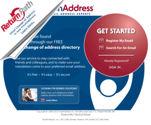 ecoa.net: FreshAddress - The Email Address Experts
Search, Find and Be Found in our Email Directory