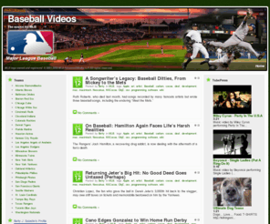 hodgepodges.info: Baseball Videos
The source for MLB - Avon Representative